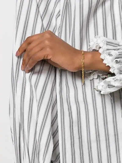 Shop Anni Lu 'lynx' Bracelet In Gold