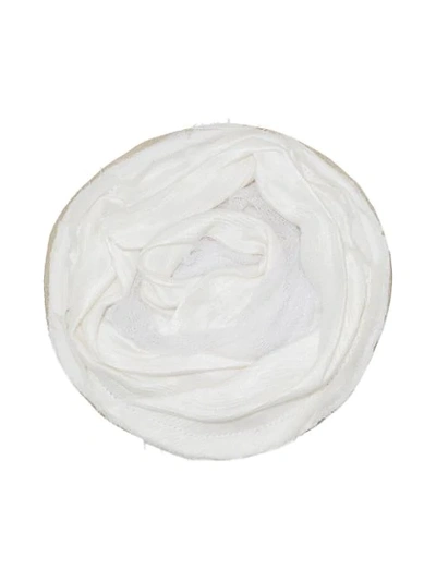 Shop Ann Demeulemeester Flower Brooch - White