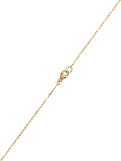Shop Foundrae 18k Yellow Gold And Diamond Strength Necklace In Metallic