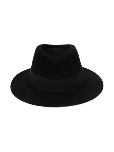 Shop Maison Michel Andre Trilby Hat In Black