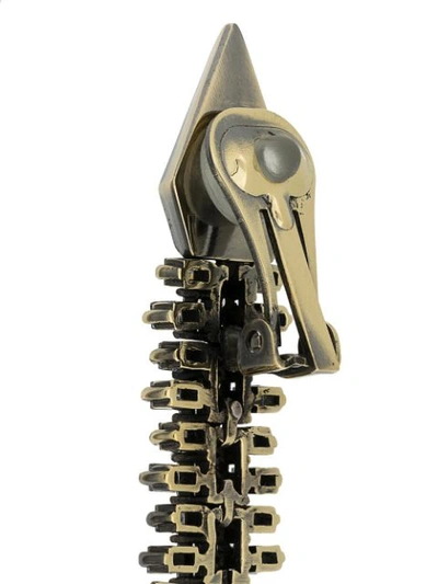 Iosselliani White Eclipse Earrings In Gold