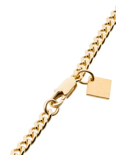 Shop Marta Larsson 18k Yellow Gold Plated Tourmaline Stone Bracelet