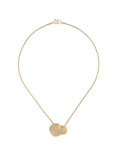 Shop Isabel Marant Étoile Double Pendant Necklace In Gold