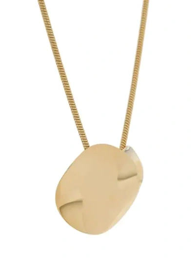 Shop Isabel Marant Étoile Double Pendant Necklace In Gold