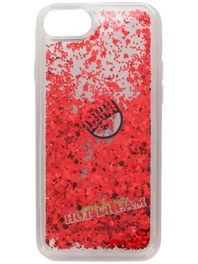 Shop Chiara Ferragni Hot Dream Iphone 8 Case In Red