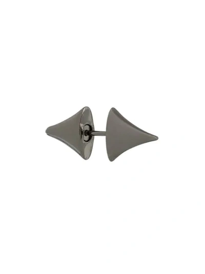 Shaun Leane Rose Thorne Medium Bar Earring In Metallic
