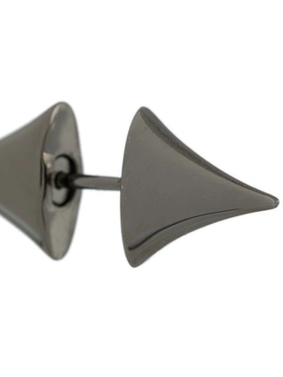 Shaun Leane Rose Thorne Medium Bar Earring In Metallic
