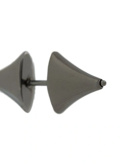 Shaun Leane Rose Thorne Medium Bar Earring In Metallic