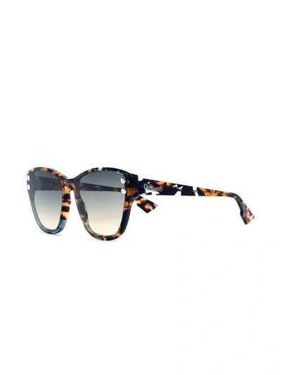 Shop Dior Oversized Sunglasses In Brown