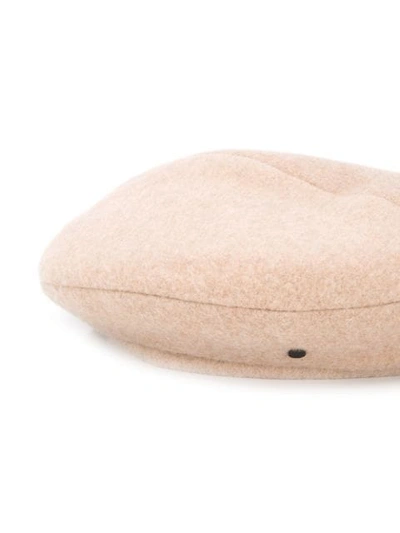 Shop Maison Michel Billy Reversible Beret In Neutrals