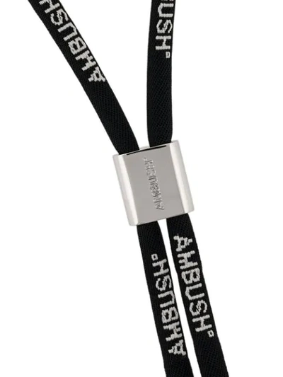 Shop Ambush Branded Necklace In Black