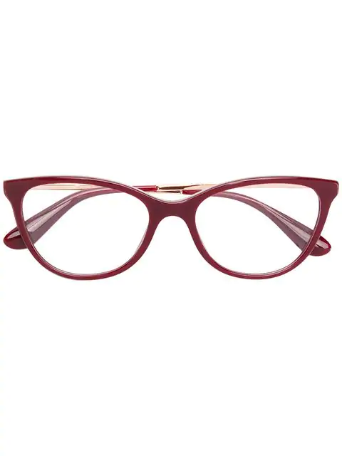 Dolce \u0026 Gabbana Cat Eye Glasses In Red 