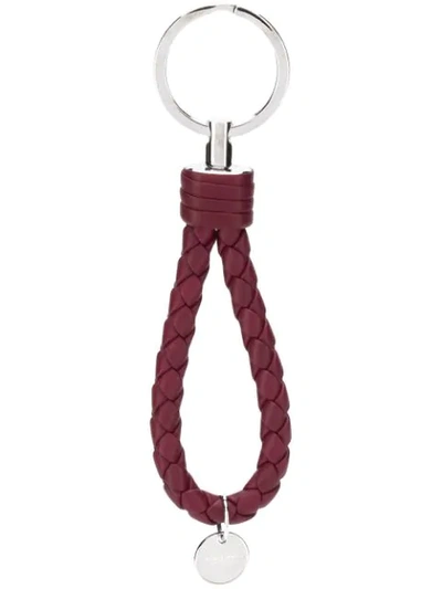 Shop Bottega Veneta Logo Charm Keyring In Reiko Kaneko