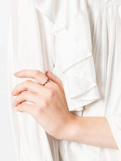 Shop Nevernot Grab And Go Ready 2 Radiate Ring In Metallic