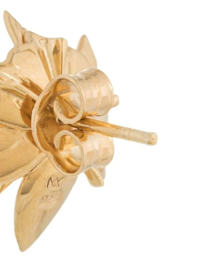 Shop Meadowlark Wildflower Earrings Set In Gold