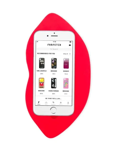 Stella Mccartney Lips Iphone 6 Case In Red