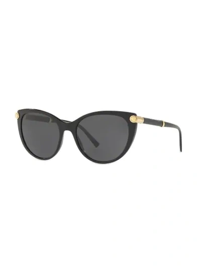 Shop Versace V-rock Sunglasses In Black