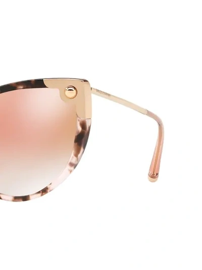 Shop Dolce & Gabbana Cat-eye Tinted Sunglasses In Pink