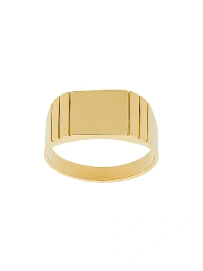 Shop The Boyscouts Atlas Ring In Metallic