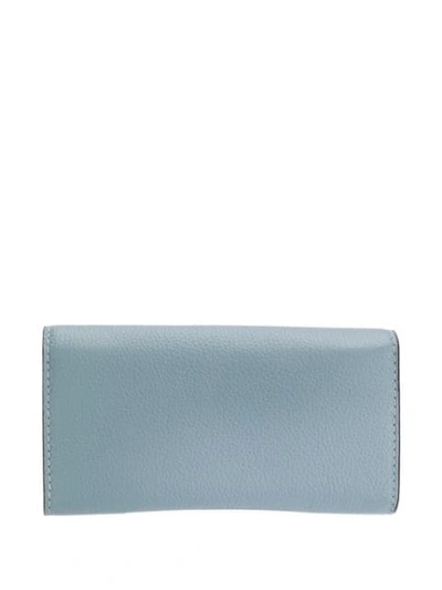 Shop Chloé Marcie Wallet In Blue