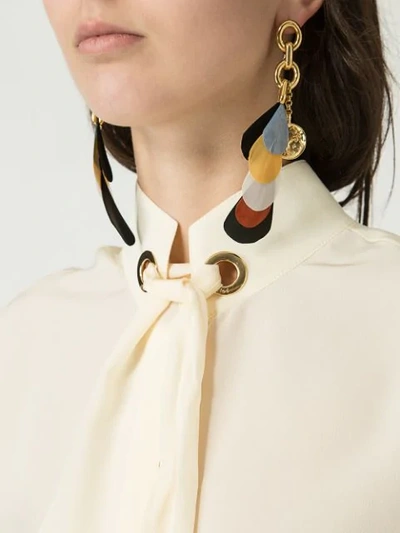 CHLOÉ VIKKY DROP EARRINGS - 金色