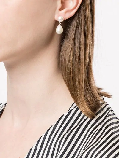 Shop Natasha Schweitzer Mia Earrings In White