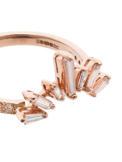 Shop Jacquie Aiche 14k Rose Gold Halo Diamond Ring