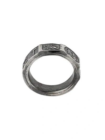 Shop Chin Teo Hallmark Ring In Silver