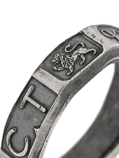 Shop Chin Teo Hallmark Ring In Silver