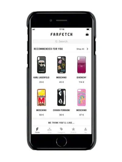 Shop Dolce & Gabbana Graffiti Iphone 7 Case In Black
