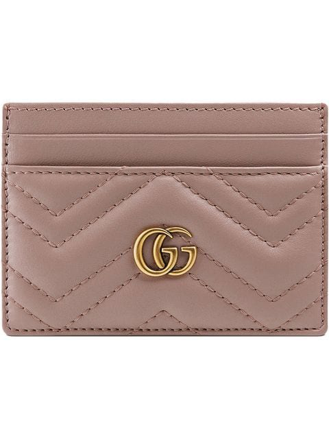 gucci marmont pink card holder