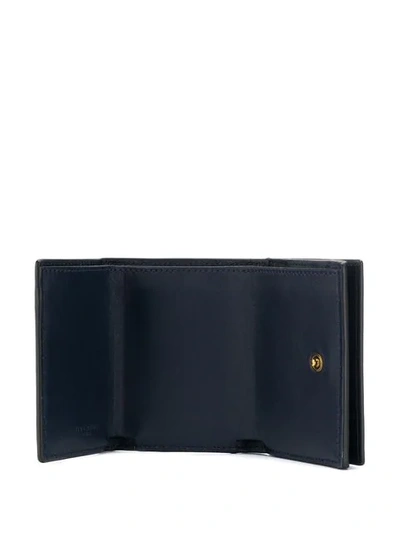 Shop Givenchy Edge Tri-fold Wallet - Black
