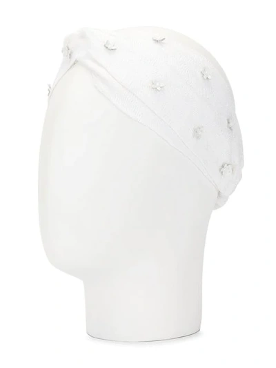 Shop Missoni Floral Applique Headband In White