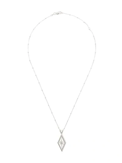 Shop Rachel Jackson Nova Star Necklace In Silver