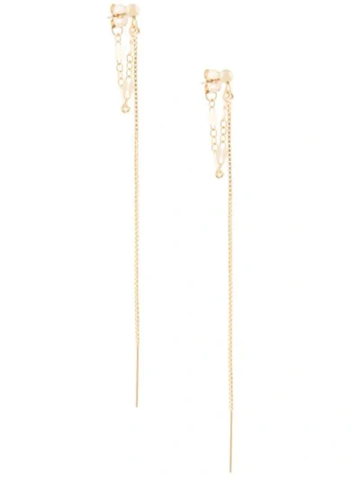 PETITE GRAND AVALON EARRINGS - 金色