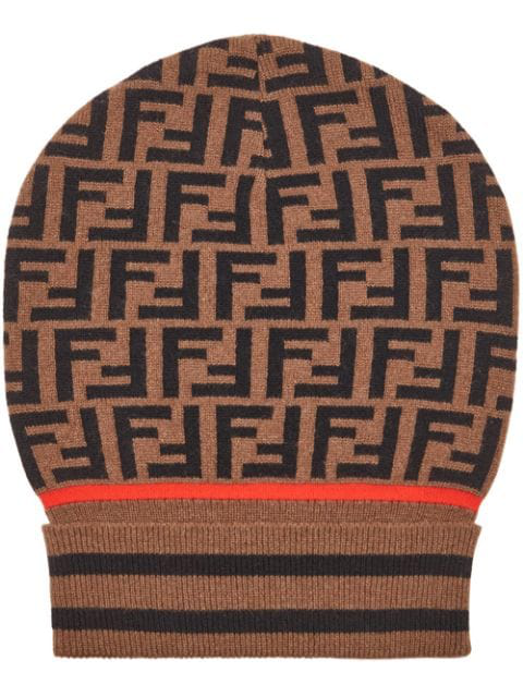 fendi logo beanie