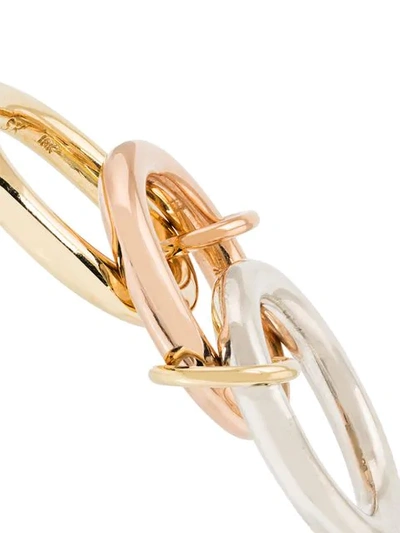 Shop Spinelli Kilcollin 18kt Gold 3 Link Ring In Metallic