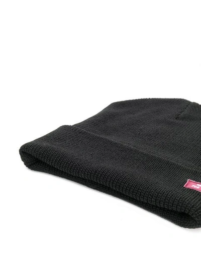 Shop Undercover Ribbed Beanie In Black