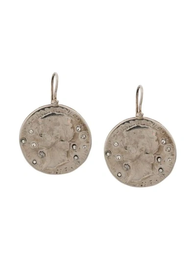 Shop Ermanno Scervino Medallion Earrings - Rupa