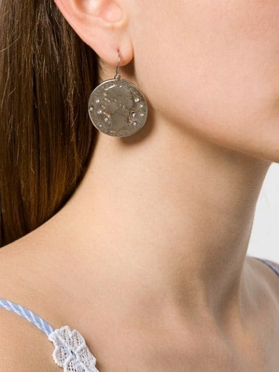 Shop Ermanno Scervino Medallion Earrings - Rupa