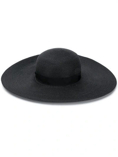 Shop Borsalino Wide-brim Hat In Black