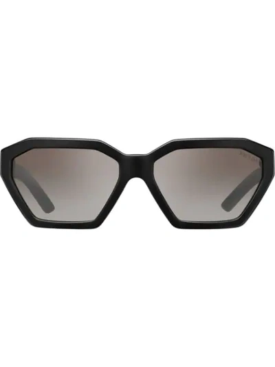 Shop Prada Disguise Sunglasses In Black