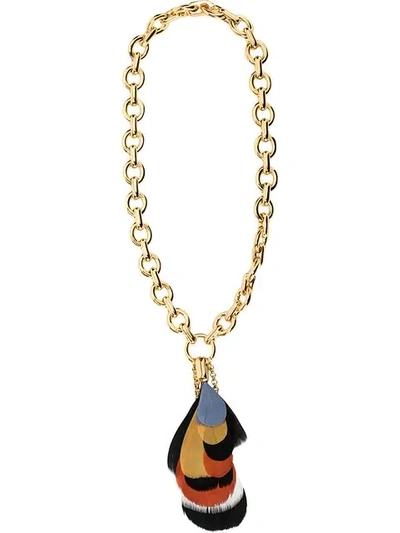 Shop Chloé Vikky Necklace In Black