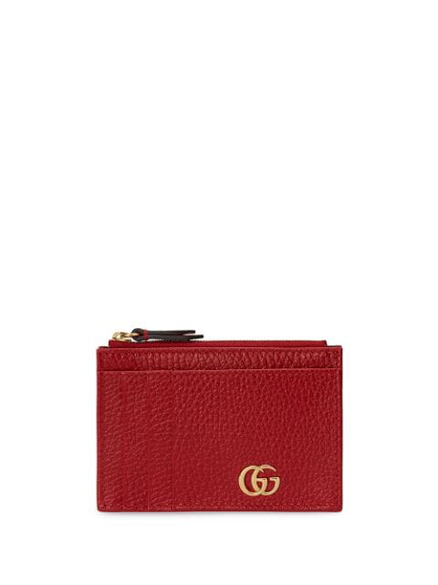 gucci marmont card case red