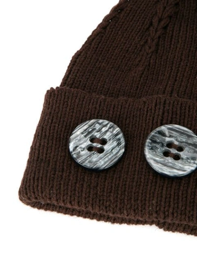 Shop 0711 Gstaad Beanie In Brown