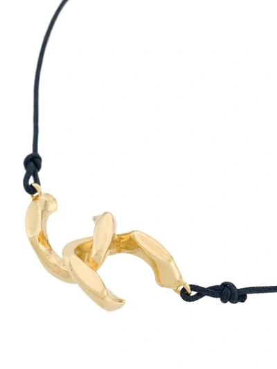 Shop Annelise Michelson Dechainee Cord Bracelet In Gold