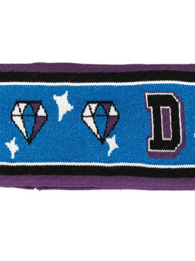 Shop Dolce & Gabbana Knitted Headband - Blau In Blue