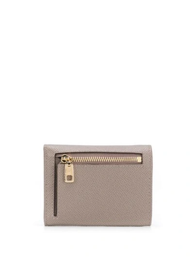 Shop Dolce & Gabbana Small Continental Wallet In Neutrals