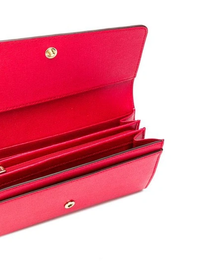 Shop Furla Babylon Logo Wallet In Red