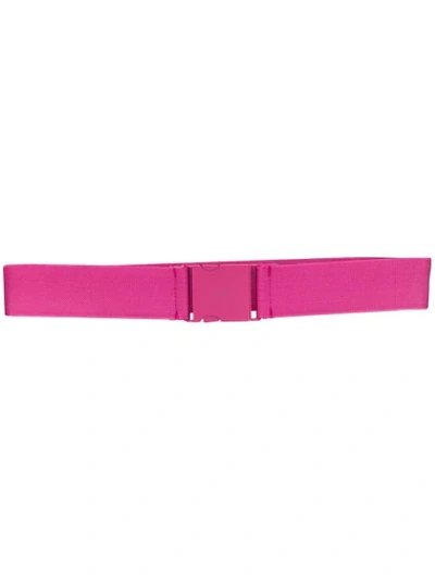 Shop N°21 Logo Buckle Belt In Pink